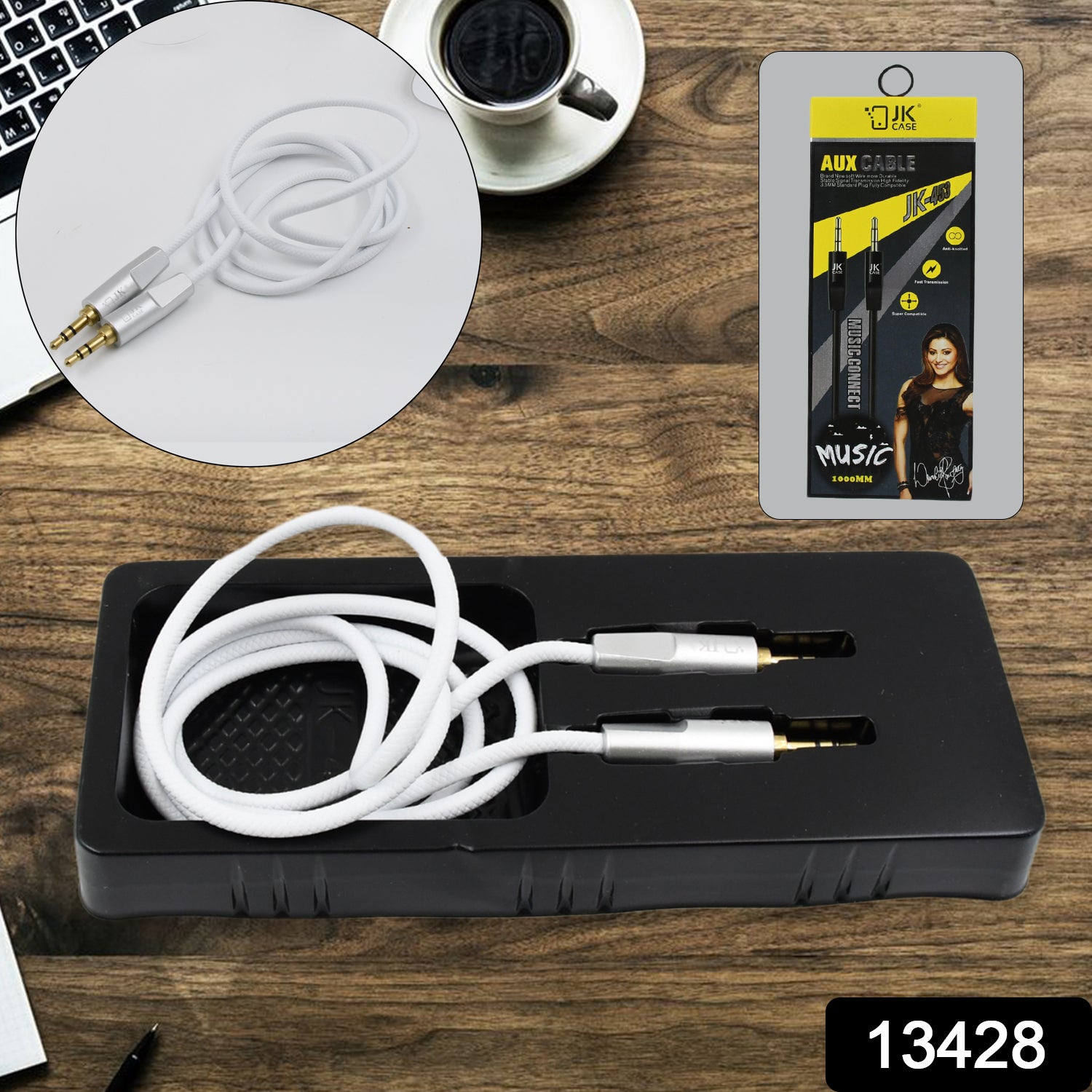 Aux Cable For Mobile And Tablet Home Car Stereos More (1 Pc 1000mm)